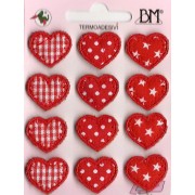 Iron-On Patch - Fantasy Small Hearts